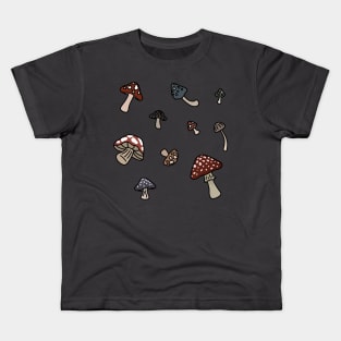 Mushrooms Kids T-Shirt